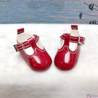 Yo-SD BJD Doll Maryjane School Shoes Red SHU050RED